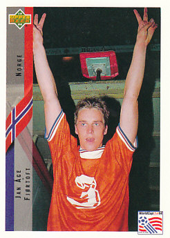 Jan Age Fjortoft Norway Upper Deck World Cup 1994 Eng/Ita #96